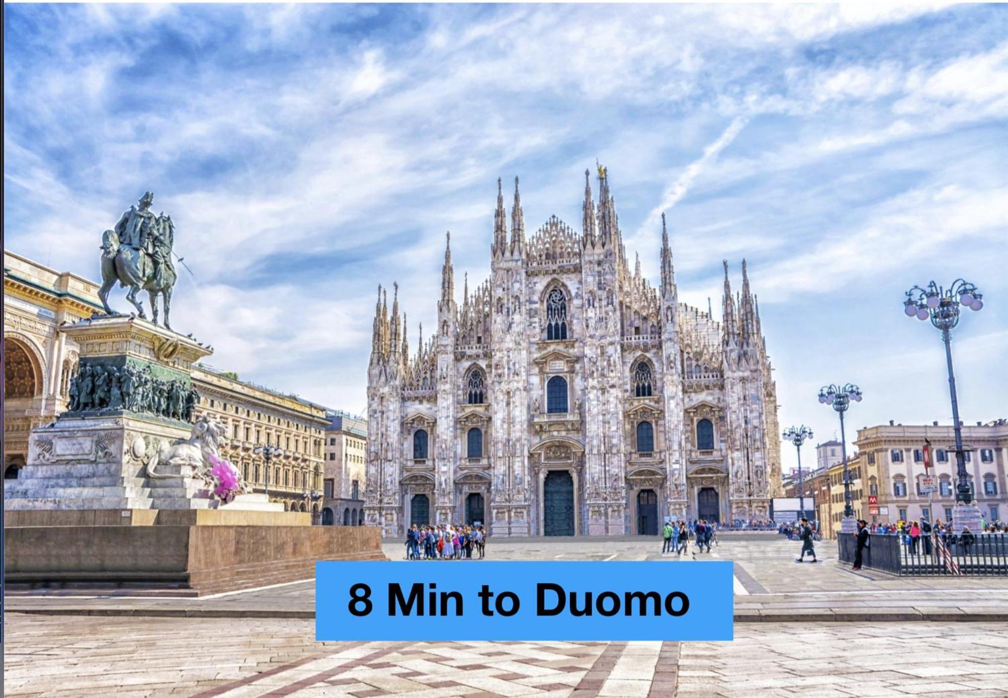 Ferienwohnung Fashion Loft 8 Min To Duomo Mailand Exterior foto